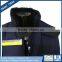 OEM High Quality Workwear Wholesale Navy Winter Polyester Padded Jacket with Useful Pockets