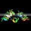 3D Eyes Artificia OEM ColorfulJigging Vibe Trolling Soft Plastic Frog Fishing Lure