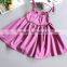 Children Frocks Designs Wholesale Baby Clothes Suspenders Breathable Girl High Waist Dress
