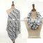 Jersey Chevron Enternity Nursing Cover Scarf