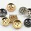 For Garment Accessoires Eco friendly UV Plating Shinny Silver Button ABS Button