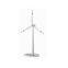 White Painting Plastic Injection Solar Wind Turbine Model
