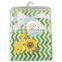 coral fleece embroidered infant baby blanket
