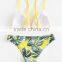 Women Beachwear Triangle Bikini Top Halter Padding Swimsuits
