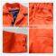 Customize high quality Orange heated coveralls fireproof coverall for men