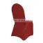 Elegant Wedding Party Burgundy Cheap Spandex Chair Cover