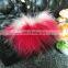 Factory Faux Fox Alphabet Pompom Rabbit Fur Pompoms