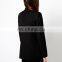 2015 Latest fashion from china high quality women coat ,Black boyfriend blazer wind