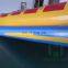 HI double row adult games inflatable banana boat price, sea floating flying banana boat