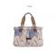 Fashionable canvas handle bag with excellent printing