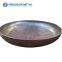 best services carbon steel Q235B large steel pipe end cap tank dish ends