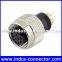 M12 12 poles a code automotive female watertight moldable connector for industry