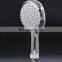 High quality square chrome plated abs plastic rain shower head