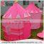 pink princess castle teepee camping tent cot baby tent