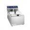 China Low Price Products 220V/50Hz Commercial 1 Tank 1 Basket 8L Deep Fryer