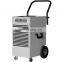electric easy movable 90L air dryer humidity removing residential metal dehumidifier with big wheels for restoration