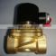 2 way 2w Brass Air gas water solenoid copper valve 3/8 inch 220V AC Normally close 2W160-10 Wire lead type