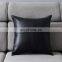 Modern Style PU Leather  Patchwork Pillow Case Sofa  Cushion Cover