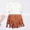 2020 Girl clothing Amazon hot-selling children's new product solid color round neck short-sleeved bubble + clan style fringed sk