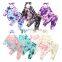 Baby Boy Girls Tie-Dye Clothes Set Autumn Spring Long Sleeve Button O-neck Tops Romper Pants 3Pcs Outfit for Newborn Infant Baby