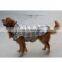 Warm Fashionable pet winter clothes Cozy Waterproof Windproof Reversible British Style Plaid Dog Vest Winter Coat