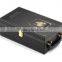 Custom Logo 2 Bottle Faux Leather Wine Packaging Case With Handle