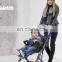 Luxury baby stroller foldable 2 in 1 kids pram infant pushchair