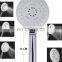 Round chromed stainless steel ultra slim high pressure top ceiling shower head