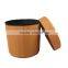 Excellent Design Storage Round Leather Ottoman