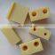 Machined or injection molded custom POM/MC nylon /HDPE/UHMWPE slide block