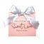 custom print and hot stamping rose gold logo holographic paper shopping mini gift bags for wedding