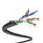 Shenzhen factory data cable high speed network shielded lan cable 24awg cat5e communication cable