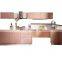Acrylic Malaysia self assemble curved design kitchen cabinets