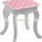 Kid Wooden Vanity Set with Tri-Fold Mirror and Chair