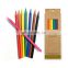 Wholesale custom professional multi wood kids color pencils set with box
