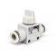 HVFF Series Plastic 2 way union straight air hand valve Quick Connector Pneumatic Fitting
