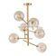 Europe Creative Glass Pendant Light Bubbles Ceiling Hanging Lamp For Study Living Room Restaurant Modern Decor LED Chandelier
