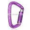 JRSGS UIAA Certified 24KN Auto Locking Climbing Carabiner Clips,Twist Lock and Heavy Duty Carabiners for Rock Climbing S7101TN