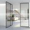 Commercial Use Hall Violence Prevention Aluminum Frame Glass Casement Door