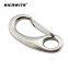 Marine Hardware 304/316 Stainless steel egg shape spring hook