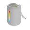 Fabric Cover Outdoor Wireless Speaker Wonderful Rgb Light Effect Heavy Bass Waterproof Speakers
