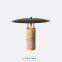 Nordic post-modern travertine table lamp ins style light luxury designer model room, art living room, bedroom bedside table lamp