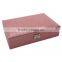 wood gift packaging box with PU cover