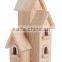 Christmas wooden bird house new design wooden bird house
