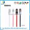 2016 New arrival Remax 2 in 1 usb cable sync charge for iphone and micro at same time