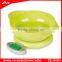 2015 5kg New Cheap ABS Plastic foldable Diet kitchen weighing Scale with bowl for fruits