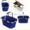 Hot selling Oxford Foldable Wholesale Picnic Basket Shopping Basket