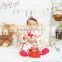 Japanese wholesale products high quality cute and flower pattern velour baby girl winter dresses