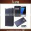 Transparent PC Ultra Thin Flip Phone Cover for Samsung Galaxy S7 Edge