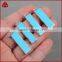 New arrival fashion custom simple turquoise stone bar necklace